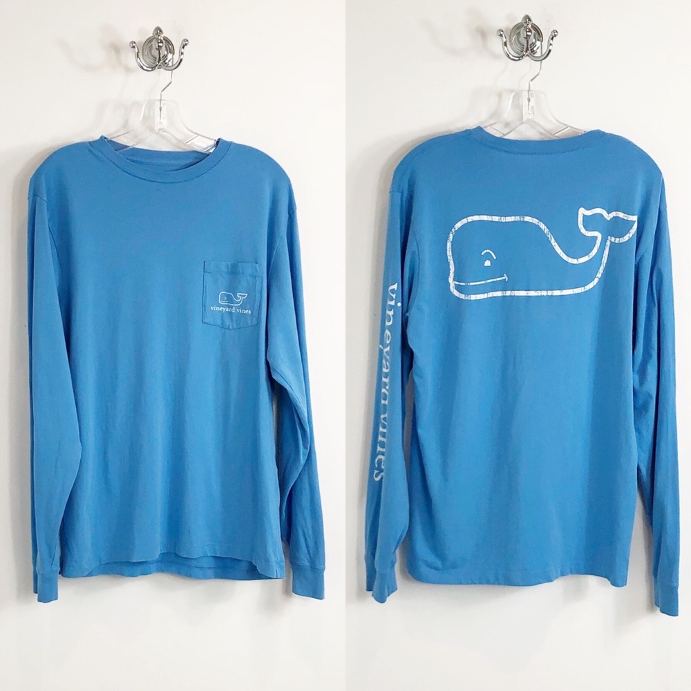 VINEYARD VINES classic whale t-shirt, blue…